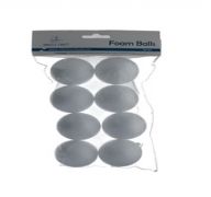 1.99 8ct Polyfoam Balls 1.97in 5cm  