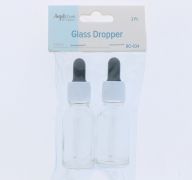 1.99 GLASS DROP BOTTLES 2 PACK  