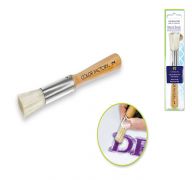 1.99 Color Factory 0.5 inch Stencil Brush #2 with Wood Handle  