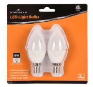 4.99 KINGMAN LED LIGHT BULB 6W 2 PC XXX