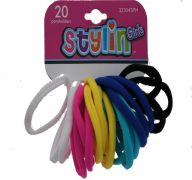 COLORFUL PONYHOLDERS 20 PACK  