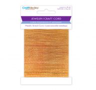 1.99 GOLD METALLIC STRETCH CORD 0.8 MM X 18 YARDS  