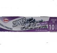ZIPPER SEAL 2 GALLON 10 BAGS  