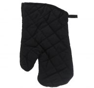 BLACK OVEN MITTEN 13 INCH  
