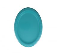 TEAL 9 INCH PLATE  ddd