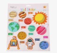 1.99 3D Fancy Stickers Solar Planet  