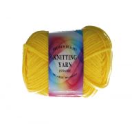YELLOW ACRYLIC YARN  