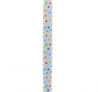 2.49 COLORFUL POLKA DOT GIFT WRAP 76.2 CM X 1.52 M  