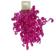 FUCHSIA 2 PACK CURLY BOWS  