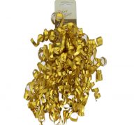 GOLD 2 PACK CURLY BOWS  