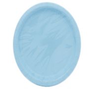 Baby Blue 9 Inch Dinner Plates 16 Count  ddd