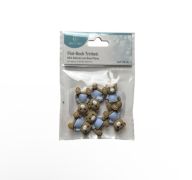 1.99 BLUE BEAR FLAT BACK TRINKETS 6 COUNT
