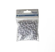 1.99 WHITE CHROME BEADS 35 GRAM