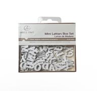 1.99 WHITE MINI LETTERS BOX SET 104 COUNT