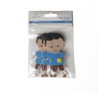 1.99 LITTLE BOY FELT SHAPES 3 COUNT