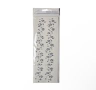 1.99 CLEAR FLORAL STONE STICKERS