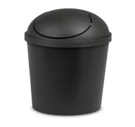 7.99 STERILITE 3 GALLOON SWING TOP TRASH BIN