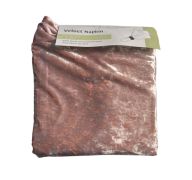6.99 VELVET TABLE NAPKIN 20 X 20 INCH 