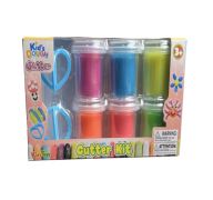 5.99 CUTTER KIT KIDS DOUGH GLITTER