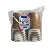 2.99 PREMIUM QUALITY 12 OZ HOT/COLD CUPS 24 PAPER CUPS 