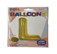9.99 L GOLD JUMBO LETTER 34 INCH 