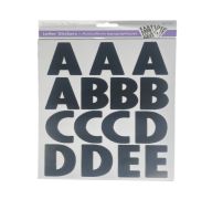 3.99 PAPER CRAFT STICKER LARGE CAPS BLACK