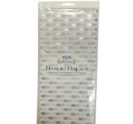 1.99 TISSUE PAPER SILVER DOT PATTERN