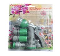 4.99 5PC GARDEN HOSE AND NOZZLE SET 