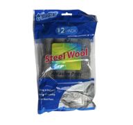 STEEL WOOL 12 PACK 