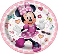 2.99 DISNEY MINNIE MOUSE 7 IN PLATE  