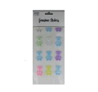TEDDY BEAR GEMSTONE STICKERS