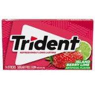 1.99 TRIDENT ISLAND BERRY LIME GUM