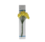 1.99 YELLOW LILY FOAM FLOWER 12 COUNT