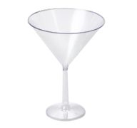 4.99 PLASTIC MARTINI CUP 6.9 X 8 CM 12 PACK 