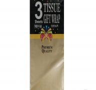 Gold Tissue Gift Wrap Paper3 Count