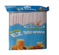 EZ PAPER STRAW 100 COUNT  