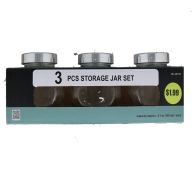 2.49 3 PCS STORAGE JAR SET