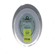 19.99 50 PC SILVER AND CLEAR PLATES