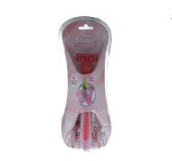 MAX SHAVE RAZOR WITH ALOE STRIP 4 PACK WOMAN