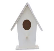 1.99 WOODEN BIRD HOUSE SINGLE ROOF  