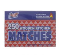 MATCHES WOODEN 250PC 2PK  