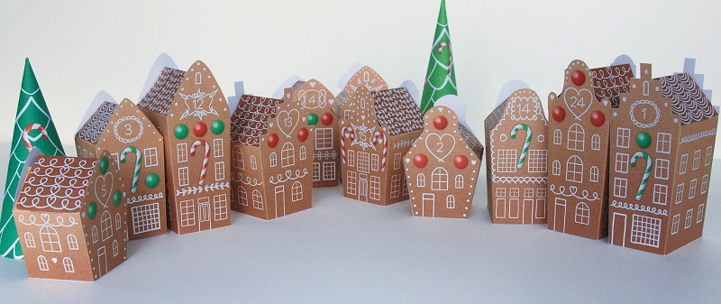Gingerbread House Advent Calendar