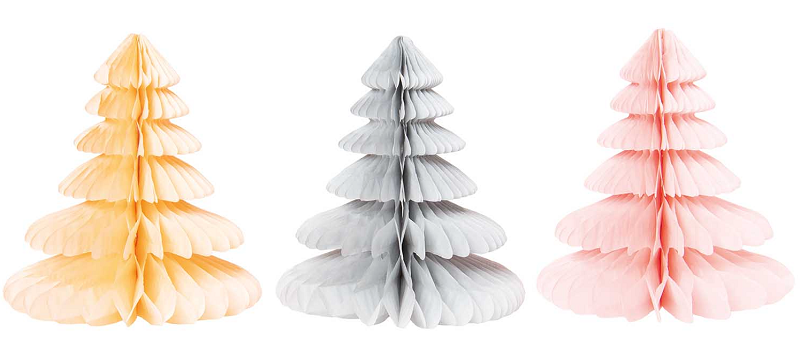 Paper Honeycomb Trees